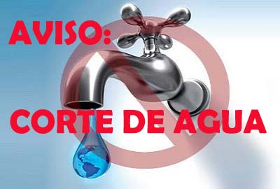 AVISO: CORTE DE AGUA