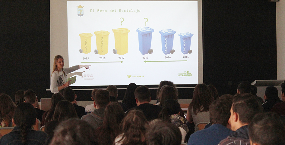 Rafal vive una intensa jornada con la campaña ‘El reto del reciclaje’