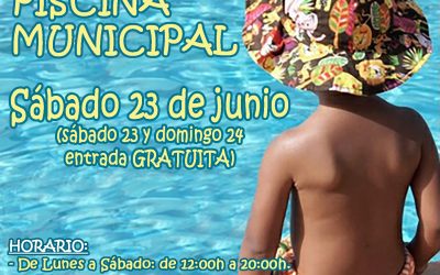 Apertura Piscina Municipal de Rafal