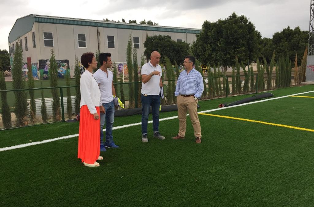 The City Council of Rafal adds 18,700 euros to the reform of the football field to complete the remodeling project