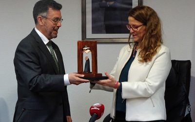 The Minister of Agriculture, Environment, Climate Change and Rural Development, Elena Cebrián, visits Rafal