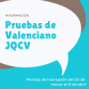 Convocatòria Proves Valencià JQCV