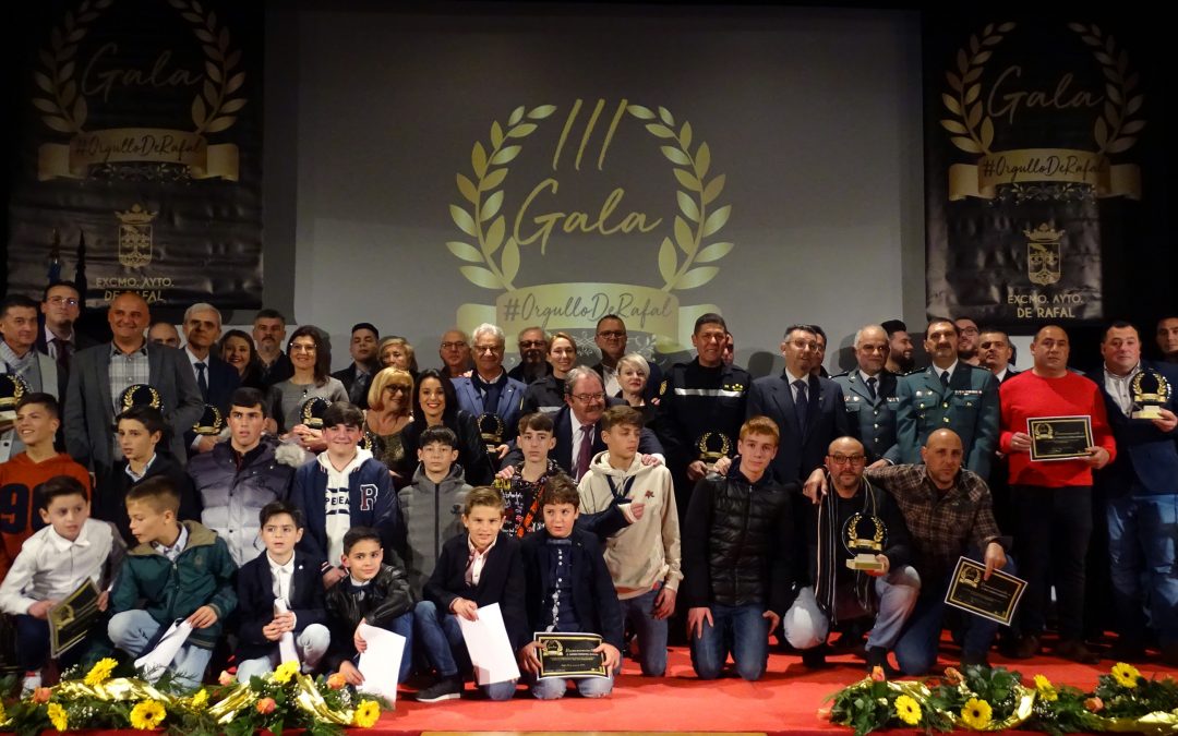 La III edición de la Gala Orgullo de Rafal conmemora a los ciudadanos y colectivos que se implicaron durante el temporal de la DANA