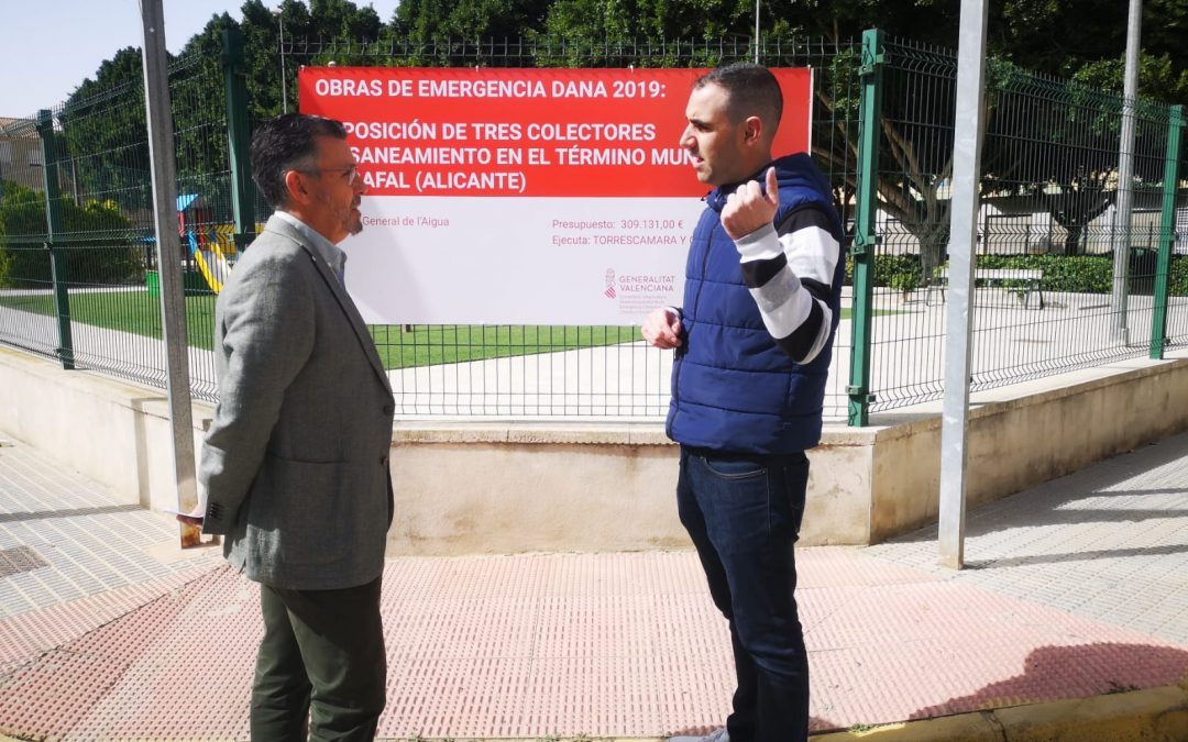 Rafal comienza las obras de reposición de tres colectores de saneamiento dañados en septiembre por la DANA