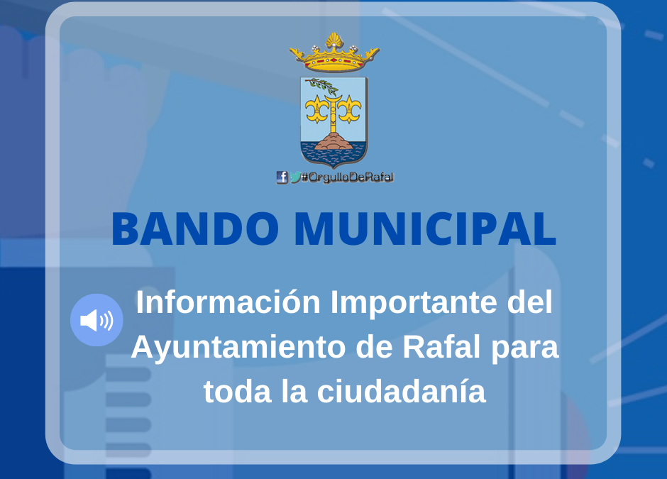 Bando Municipal – Suspensión de Actividades por COVID-19
