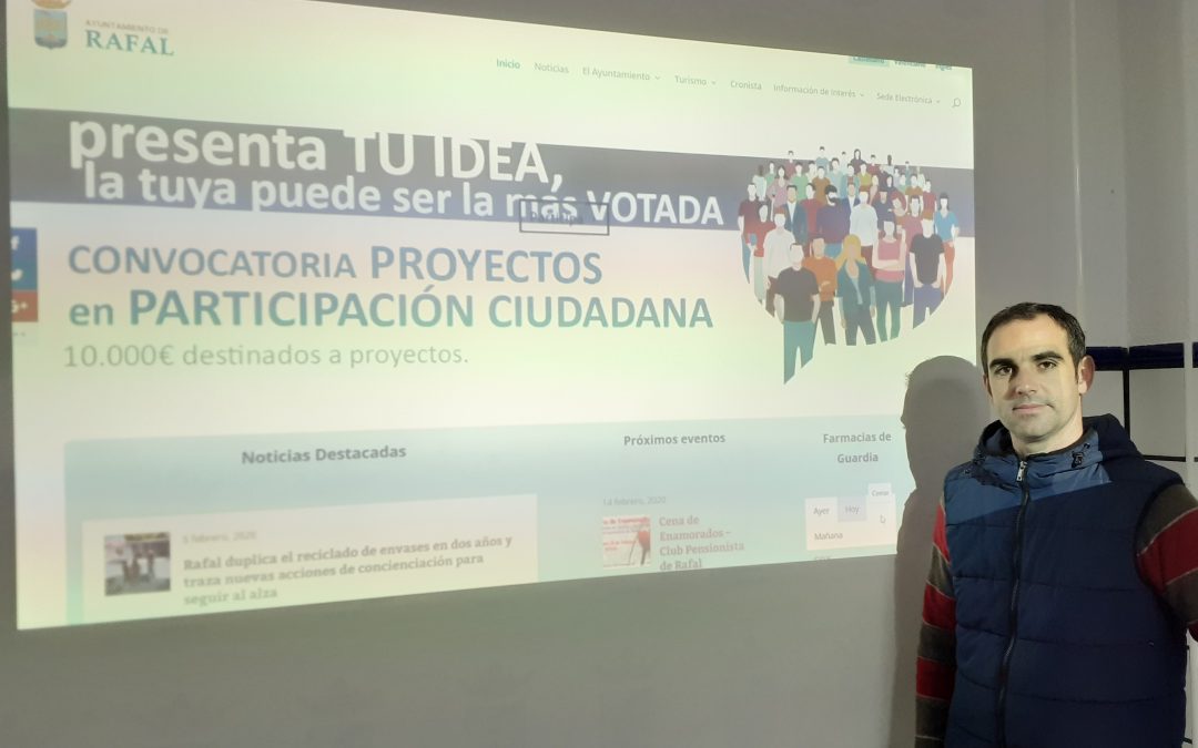 Rafal inicia el proceso de votación de los nueve proyectos presentados a los presupuestos participativos de este año