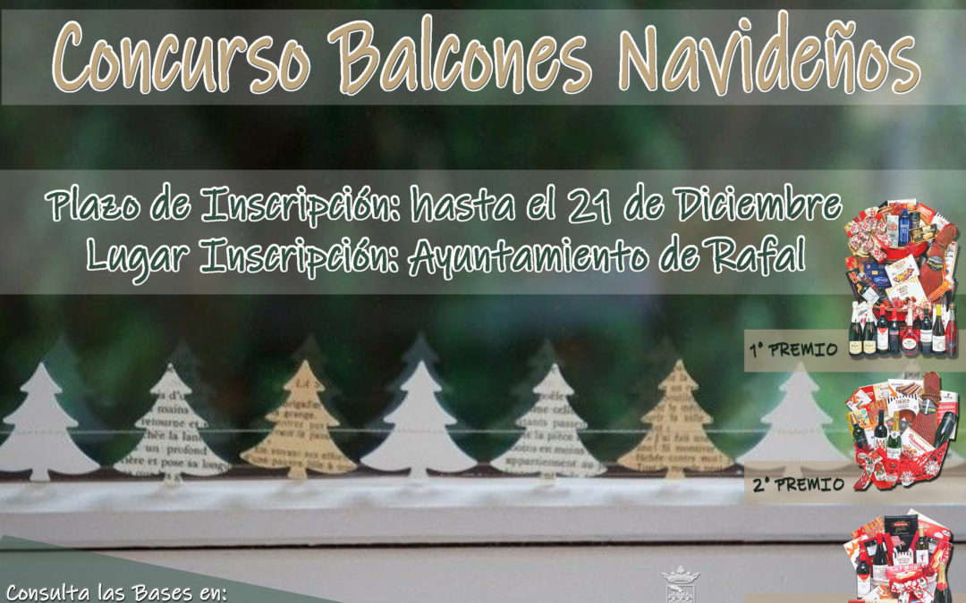 Bases y convocatoria del Concurso de Decoración de Balcones Navideños 2020