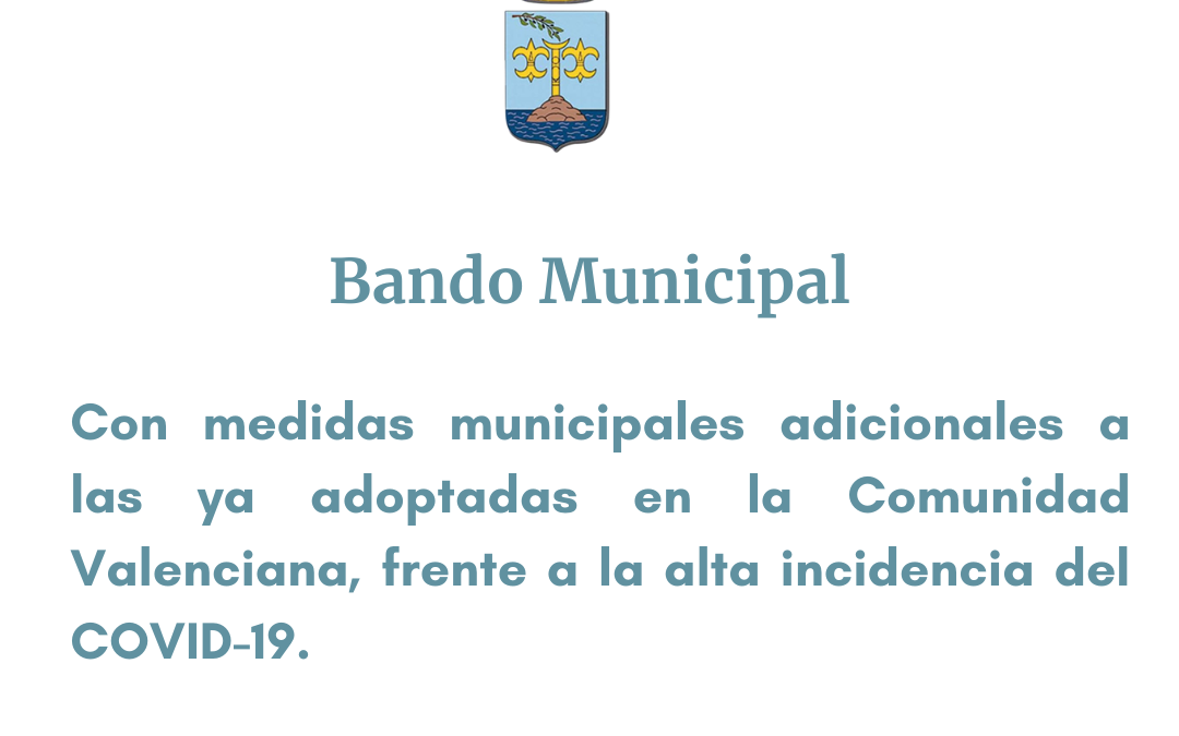 Bando del Ayuntamiento de Rafal con nuevas medidas frente al COVID-19, 14 de enero de 2021