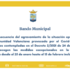Bando Municipal con medidas excepcionales frente al COVID-19 en la Comunidad Valenciana hasta el 15 de febrero de 2021