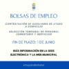 Bolsas de Empleo - Auxiliares de Ayuda a domicilio y Auxiliar encargado del cementerio y mantenimiento