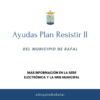 Presentación de solicitudes II Convocatoria Plan Resistir del Ayuntamiento de Rafal