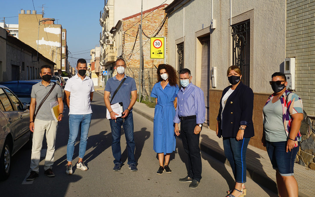 Rafal inicia las obras de rehabilitación urbana de la calle Hermanos Rodríguez para mejorar la seguridad vial