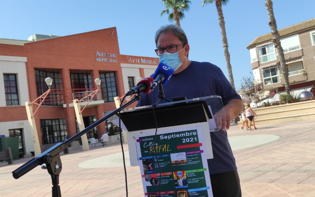 Rafal presenta una agenda repleta de actos culturales en el municipio para el mes de septiembre