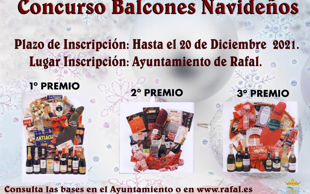 Bases y convocatoria del Concurso de Decoración de Balcones Navideños 2021