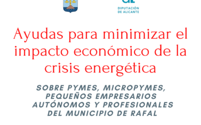 Bases para las ayudas para minimizar el impacto económico de la crisis energética sobre pymes, micropymes, pequeños empresarios autónomos y profesionales de Rafal