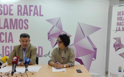 Rafal presenta los actos del Día Internacional Contra la Violencia de Género para ‘volar hacia la Igualdad’