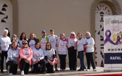 Rafal celebra una marcha contra el cáncer con la participación de 200 personas