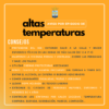 Aviso sobre el episodio de temperaturas extremadamente altas para los próximos días