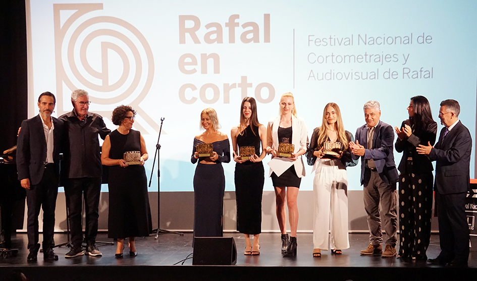 Verónica Romero y Alejandro Tous ponen el broche de oro a la duodécima edición del festival ‘Rafal en Corto’