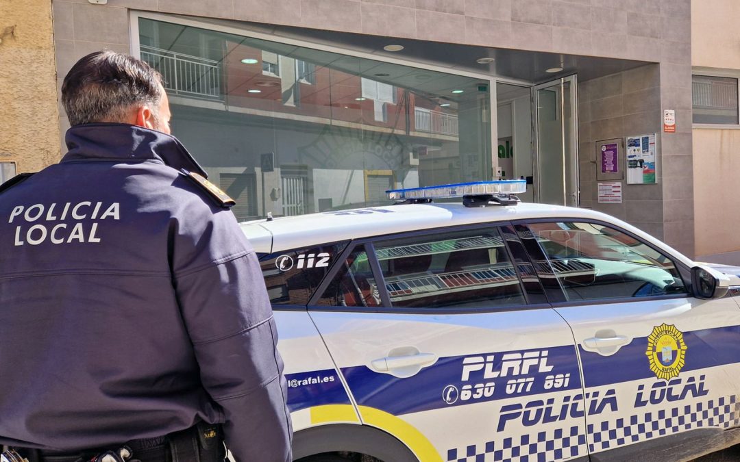 La Policía Local de Rafal colabora con la Guardia Civil en la desarticulación de una banda dedicada al robo en explotaciones agrícolas