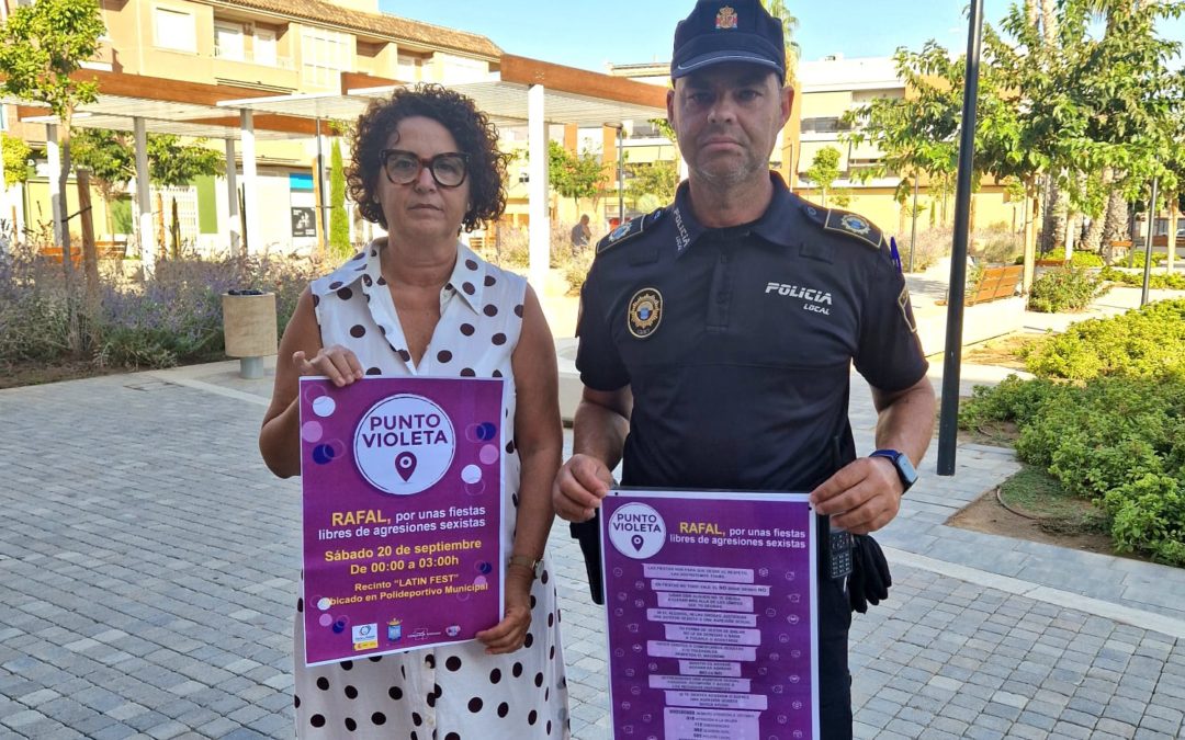 Rafal apuesta por unas fiestas libres de agresiones sexistas con un dispositivo especial de seguridad