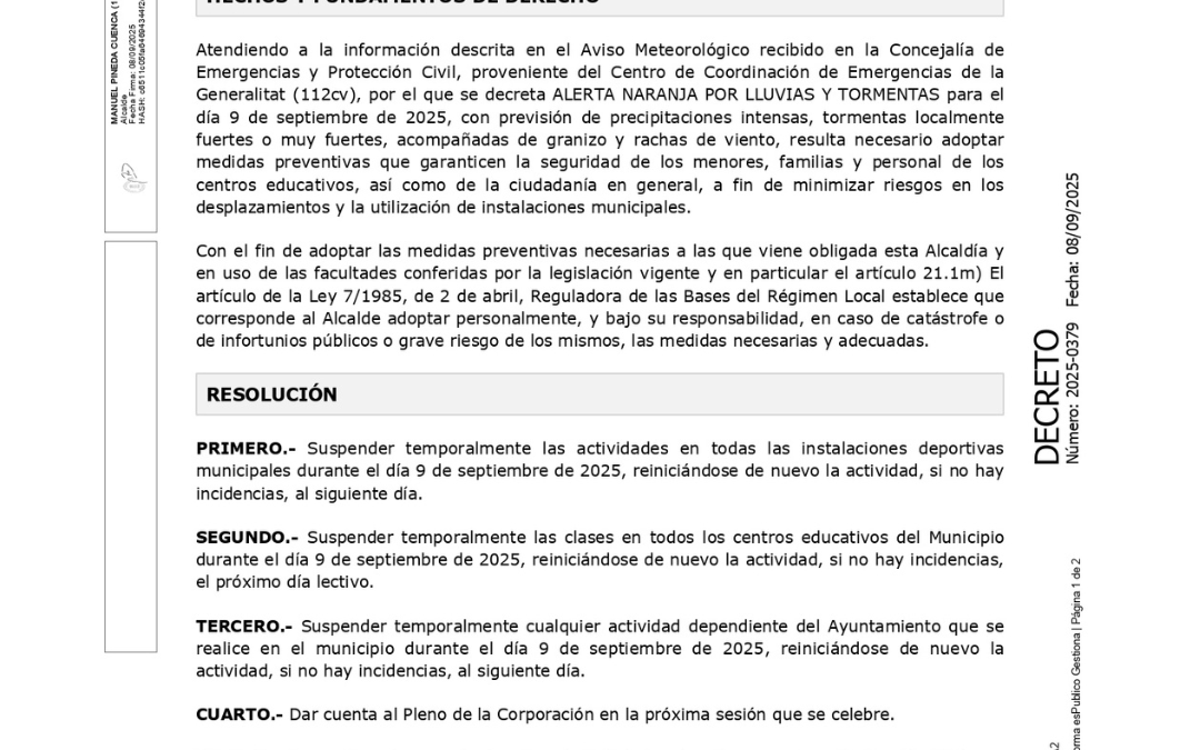 Resolución de Alcaldía