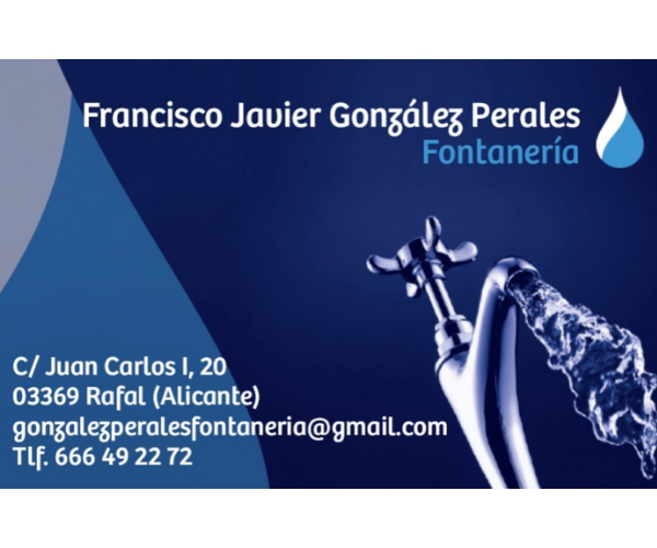 FONTANERÍA GONZÁLEZ PERALES – CONSTRUCCIÓN