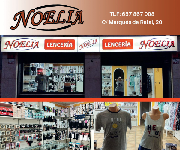 LENCERÍA NOELIA – ROPA
